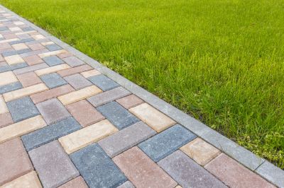 Patterned Paver Installation